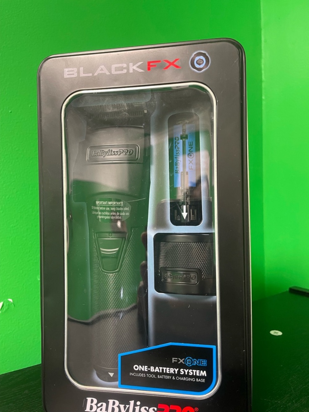 BaBylissPRO Black FX One-Battery System Clipper – Black